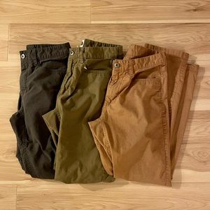 3 PAIRS - The Northface Men’s Motion Pants Size 30 Regular
